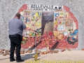 Exterior Crashed Wall Mural - Police on the Scene