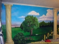Roman Villa Mural - in Progress