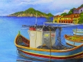 St Maarten Dock Mural - Fishing Boat