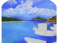 St Maarten Dock Mural - In Progress