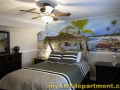 Beach Mural in Boy's Bedroom - Installed