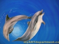 Underwater Mural for Dentist's Office - Dolphins