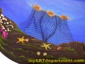 Underwater Mural for Dentist's Office - Fish Net